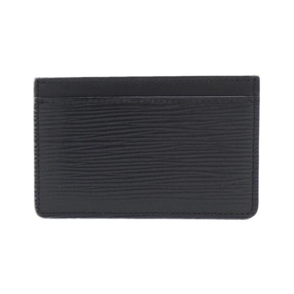 LOUIS VUITTON Black Card Holder - Picture 1 of 6